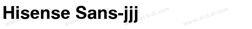 Hisense Sans字体转换
